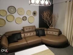 Modern Leather couch (sofa)from mobili top