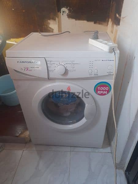 campomatic washing machine 7kg غسالة ٧ كغ حالة جيدة 2
