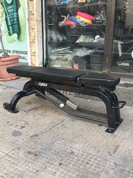 bench adjustable cybex like new we have also all sports equipment 1