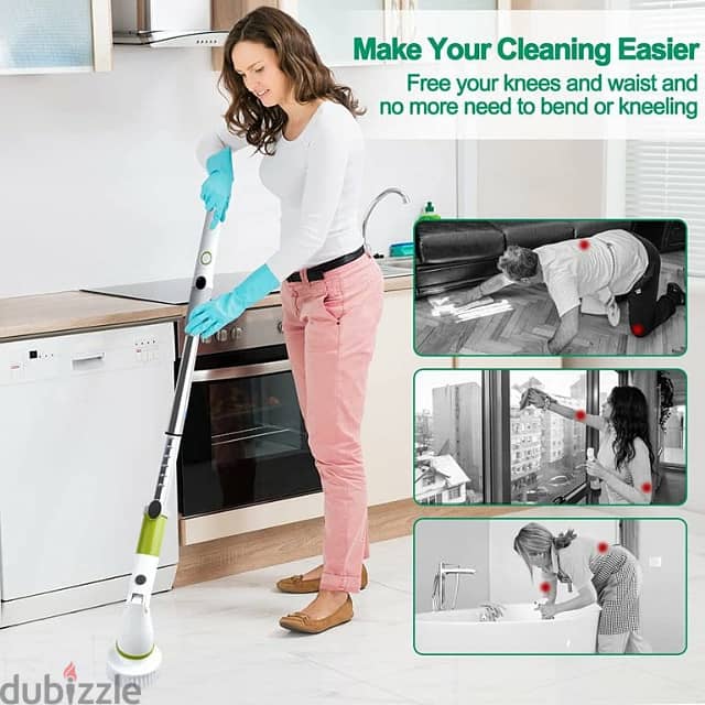Hurricane Spin Scrubber - Rechargeable Cleaning Brush Home Mop 3