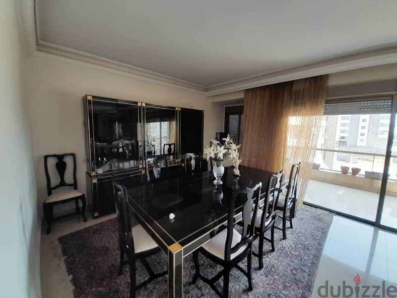 190 SQM Furnished Apartment in Sin El Fil, Metn with City View 1
