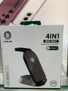 4in1 Fast Charger 15w (Green Lion)