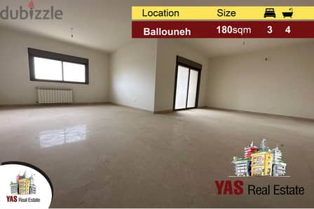 Ballouneh 180m2 | New | Super Luxurious | Prime | Catch |