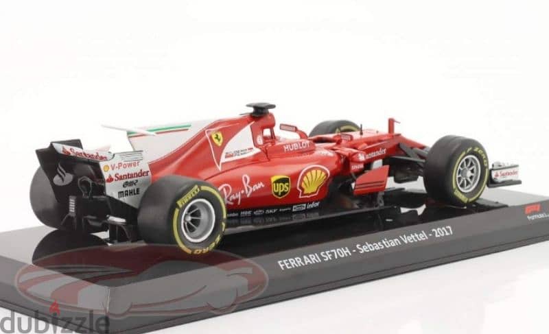 Sebastien Vettel Ferrari SF70H (2017) diecast car model 1:24. 2