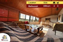 Ballouneh 220m2 Duplex | Excellent Condition | Panoramic View | Catch