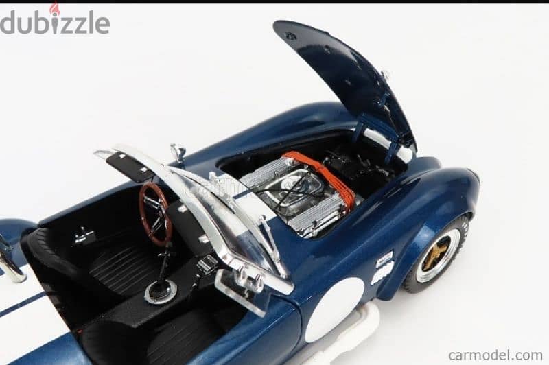 Shelby Cobra 427 diecast car model 1;18. 7