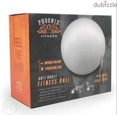 Anti-Burst Fitness Ball with Pump