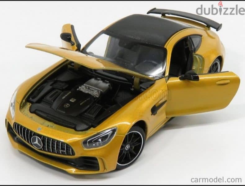 AMG GT-R Mercedes diecast car model 1:24. 3