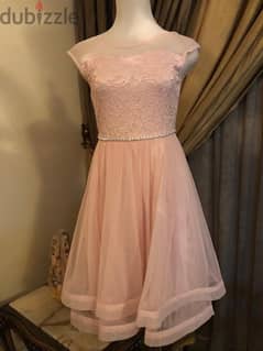 Teen Lace And Tulle Short Dress