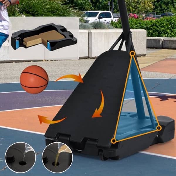 Dunk Master S024 Portable Basketball System 8