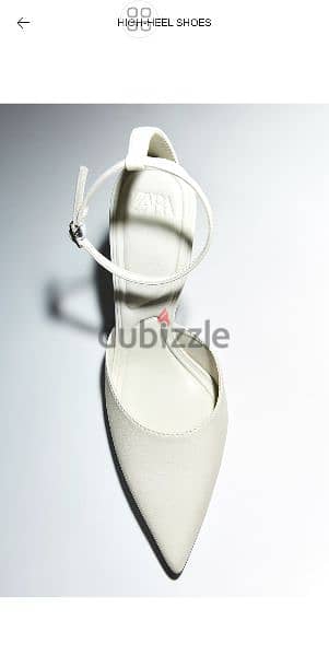 Zara high heel sandals size 40. used only once. 1 million Lira 4