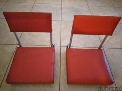 vintage aluminium stadium chair