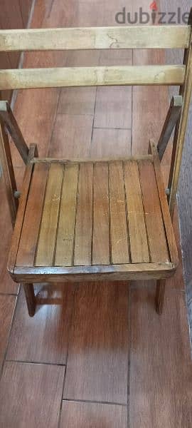 wooden table and chairs 1