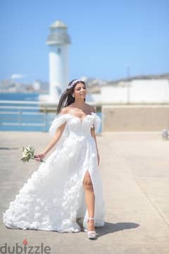 3rd flowers wedding dress