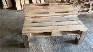 wood bench palette