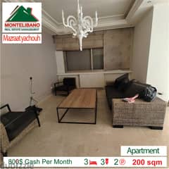 Apartment for rent in mazraat yachouh !!