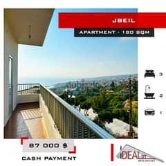 Apartment for sale in jbeil 180 SQM REF#MC54093