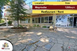 Mayrouba 1200m2 + 400m2Terrace | Restaurant | Rent | Prime Location |