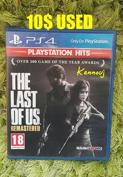 PS4 GAMES USED السعر فوق الصور