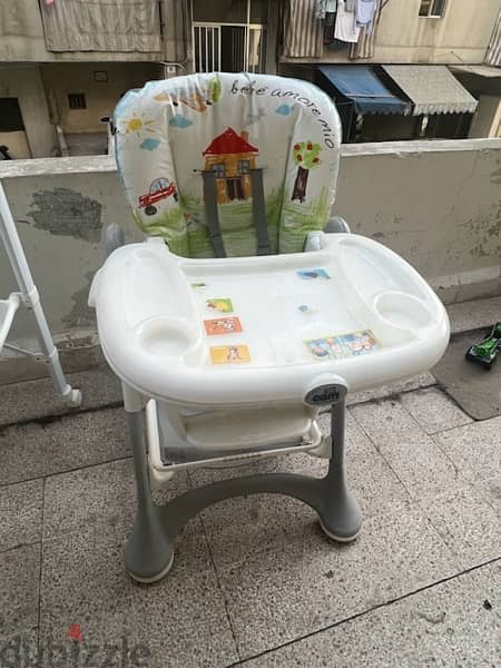 high chair & baby bathtub for 170$ 2