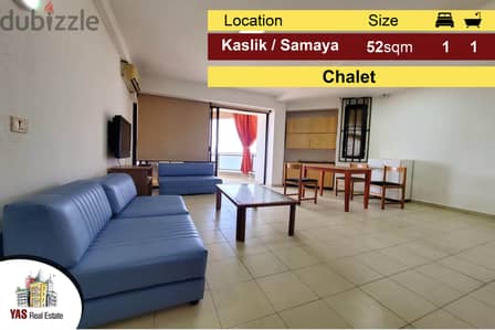 Kaslik / Samaya 52m2 | Upgraded Chalet | Excellent Condition | View|TO