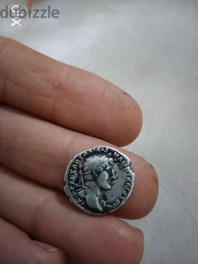 Ancient Roman Silver Coin for Emperor Hadrian year 117 AD