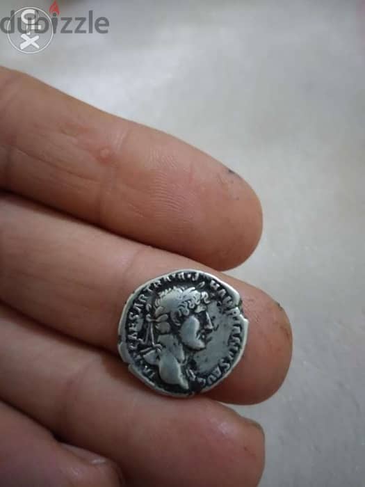 Ancient Roman Silver Coin for Emperor Hadrian year 117 AD 0