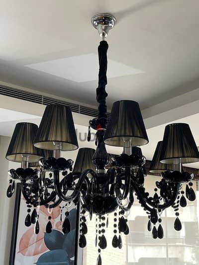 Black chandelier