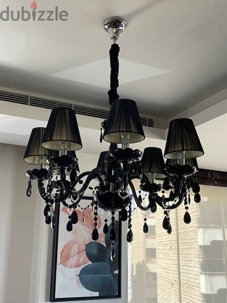 Black chandelier 1