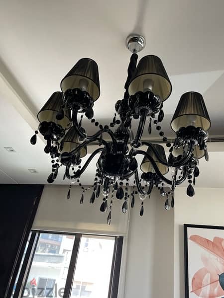 Black chandelier 2