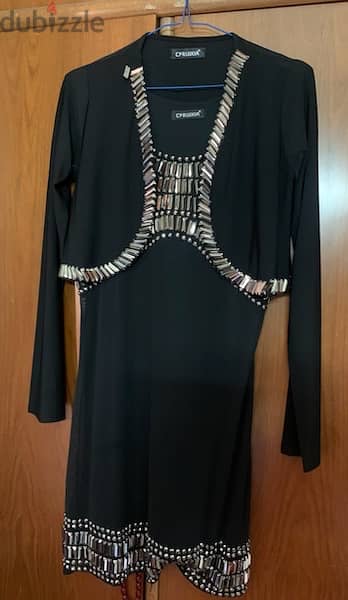 Cy. ruxia short black dress 2