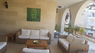 Mountain View Furnished Apartment For Rent In Baabdat 0