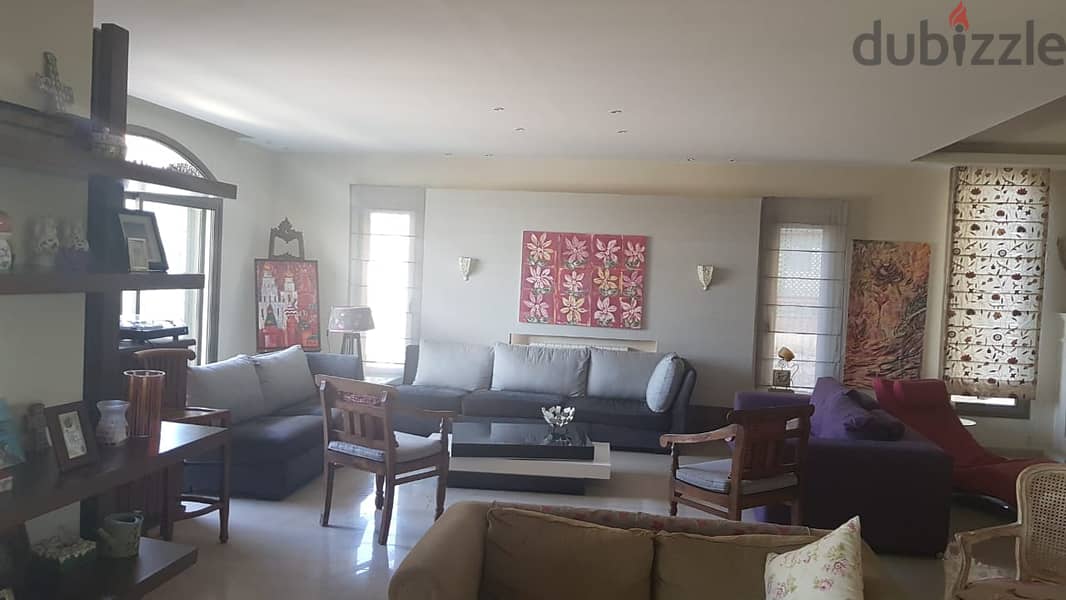 Mountain View Furnished Apartment For Rent In Baabdat 2