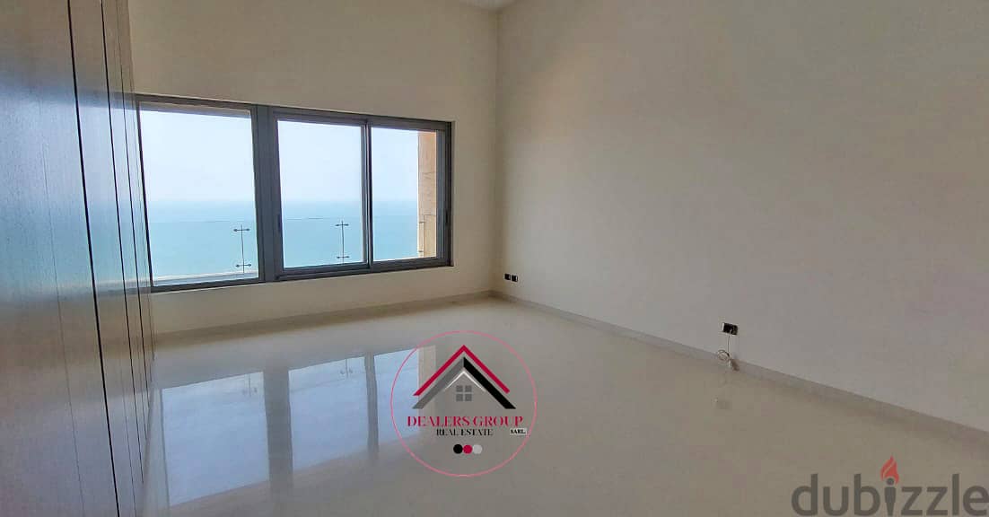 Pool & Gym ! Stunning Direct Sea View Apartment for sale in Rawche 8