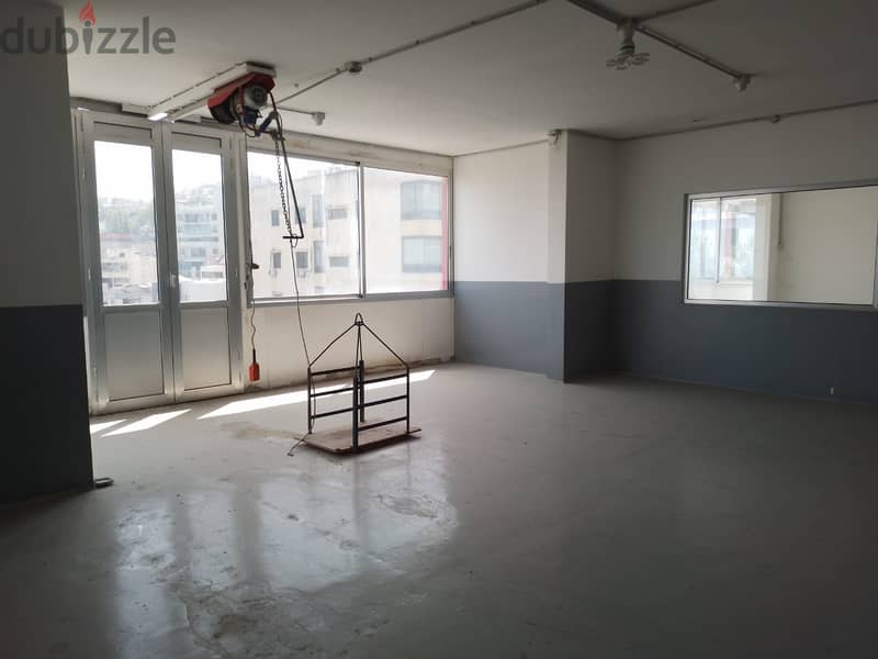A 300 m2 factory with open space area  for rent in Mazraat yachouh 2