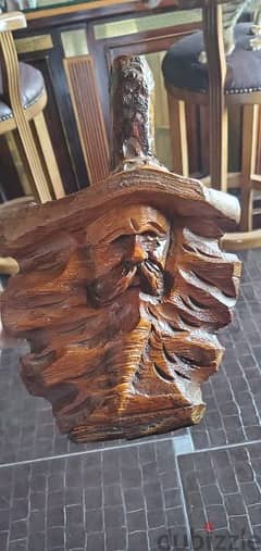 Austrian Folk Art Wooden Face (Authentic piece)