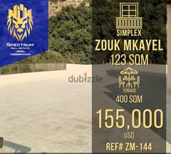 Zouk Mkayel Prime (260Sq) With Terrace & View , (ZM-144) 0