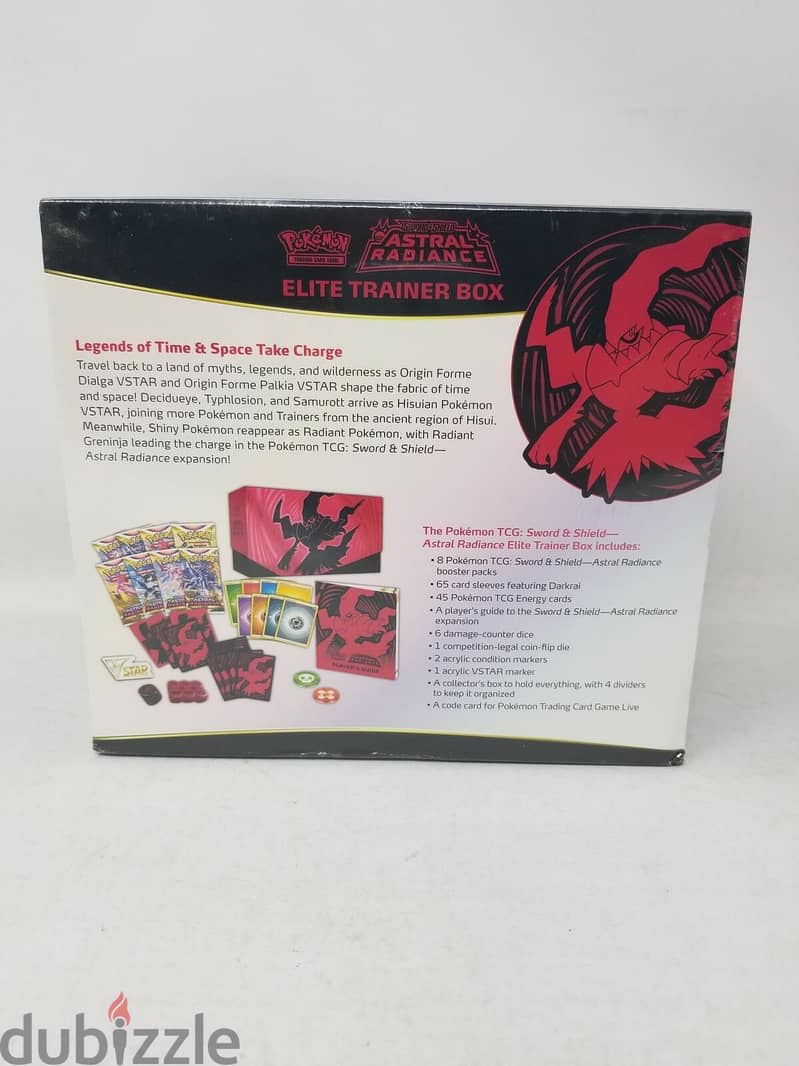 Pokemon TCG: Astral Radiance Elite Trainer Box Card Sleeves - Darkrai  (65-Pack)