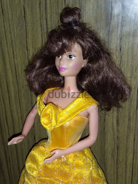 BELLE BEAUTY &THE BEAST Disney Wedding Mattel Great rare dressed doll 1