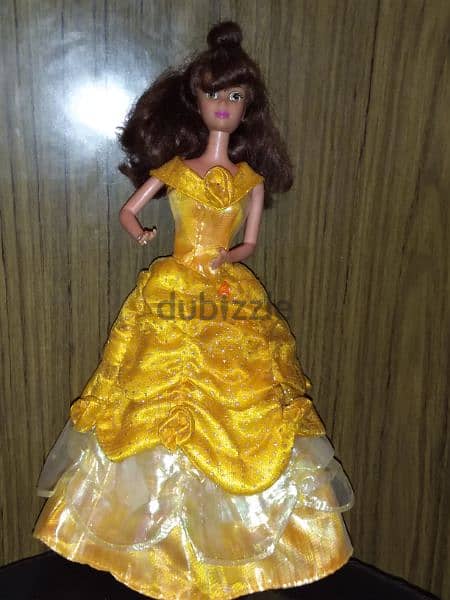 BELLE BEAUTY &THE BEAST Disney Wedding Mattel Great rare dressed doll 5