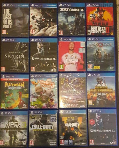 biggest collection of used PS4 games in Lebanon and the world 1