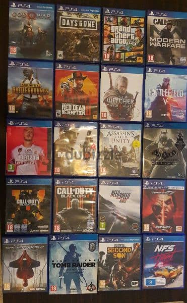 biggest collection of used PS4 games in Lebanon and the world 2