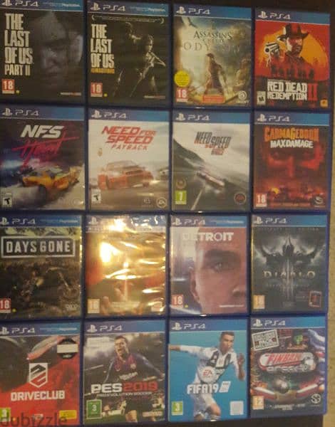 biggest collection of used PS4 games in Lebanon and the world 11