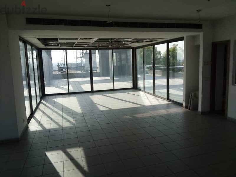 275 Sqm + Terrace | Showroom For Rent In Hazmieh 0