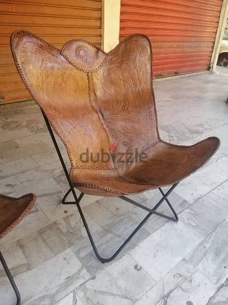 arm chairs genuine leather bufallo original england 3