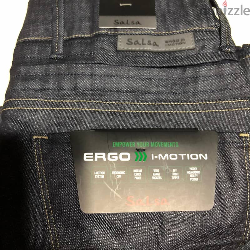 SALSA Black Ergo I-motion Jeans 5