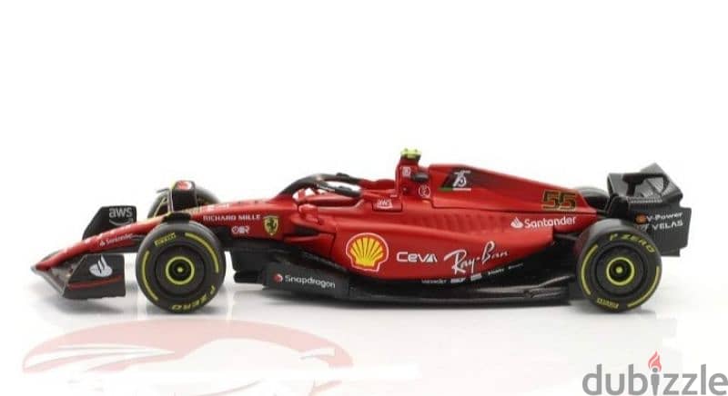 Ferrari F75 (Carlos Sainz Jr 2022) diecast car model 1;43. 2