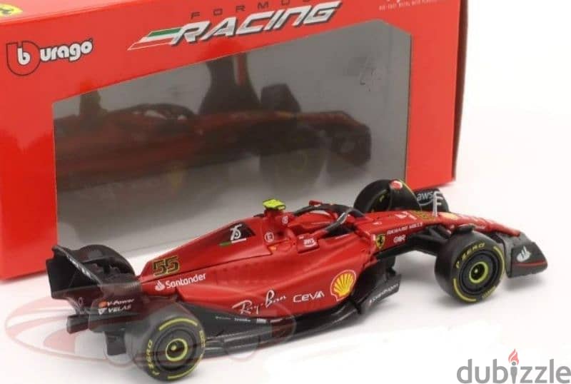 Ferrari F75 (Carlos Sainz Jr 2022) diecast car model 1;43. 4