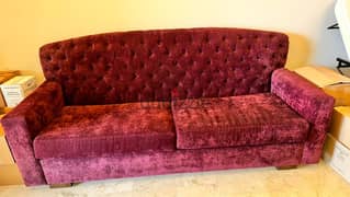 Sofa capitoné purple toul 210 m w 3ared 80 cm 0