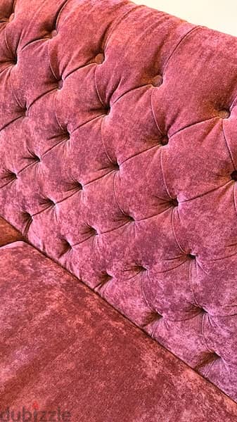 Sofa capitoné purple toul 210 m w 3ared 80 cm 2